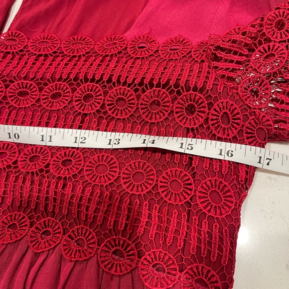 Anthropologie FLOREAT Aveline Lace Dress 4 - Picture 9 of 11